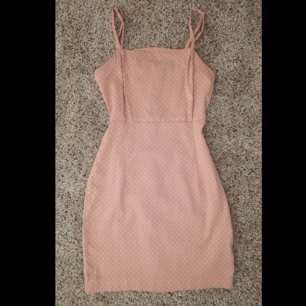 Pink Polka Dot Dress